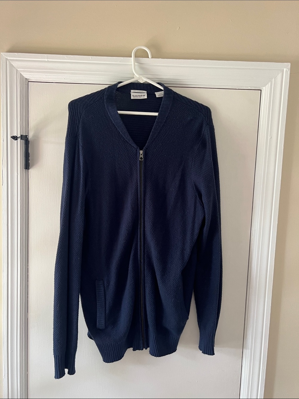 Timberland Navy Full-Zip Men's Sweater